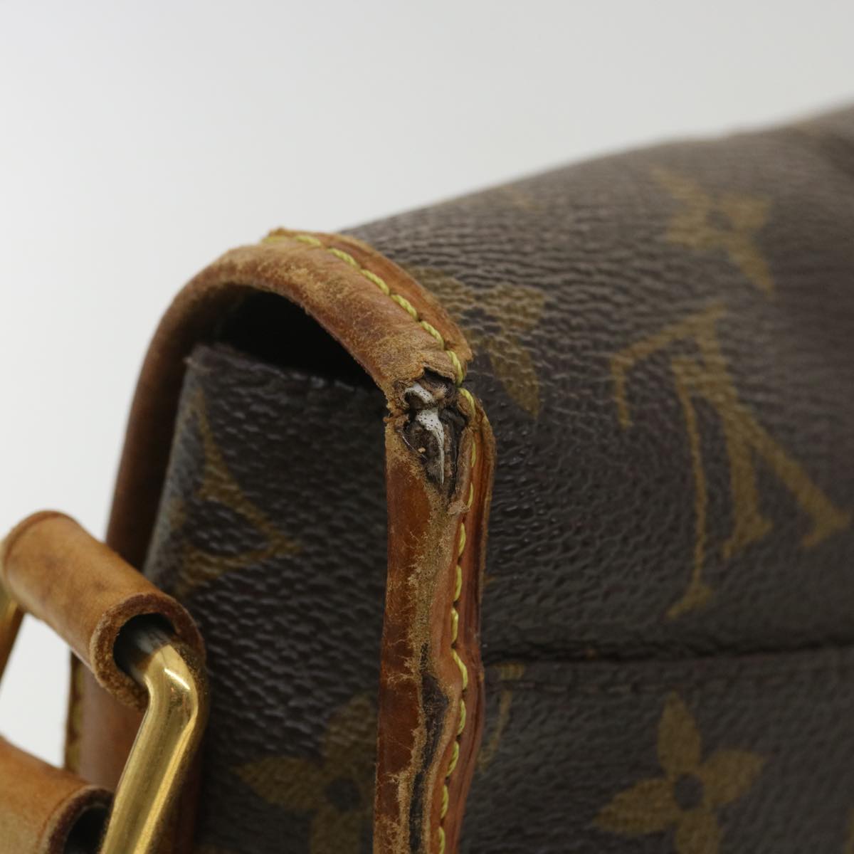LOUIS VUITTON Monogram Menilmontant PM Shoulder Bag M40474 LV 34123