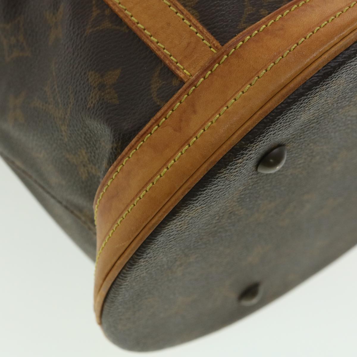 LOUIS VUITTON Monogram Bucket GM Shoulder Bag M42236 LV 34125