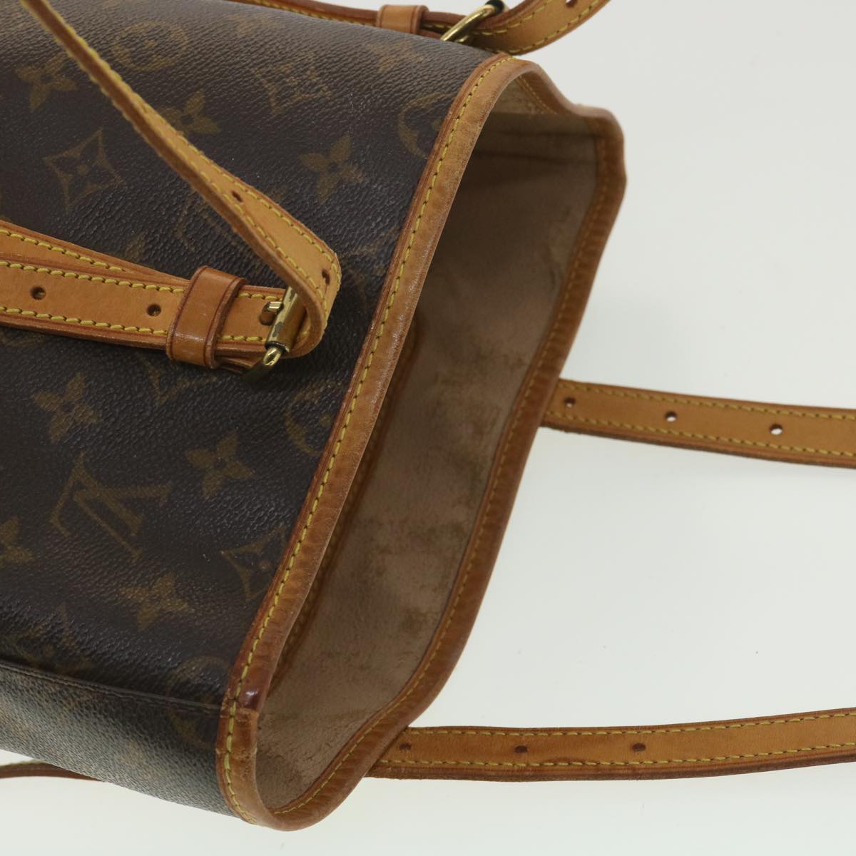 LOUIS VUITTON Monogram Bucket GM Shoulder Bag M42236 LV 34125