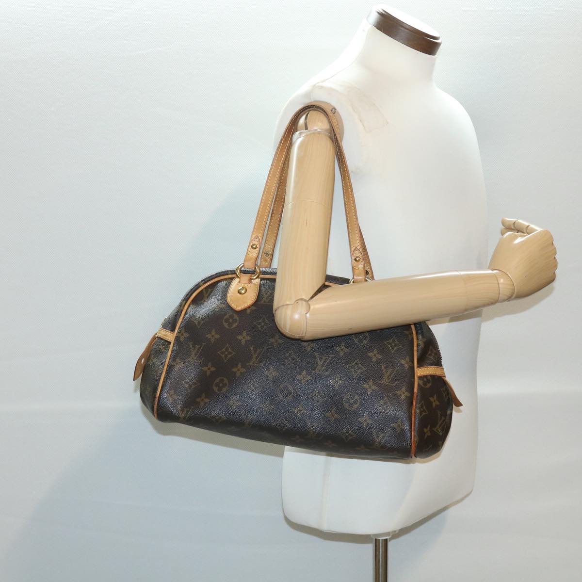 LOUIS VUITTON Monogram Montorgueil PM Hand Bag M95565 LV 34140