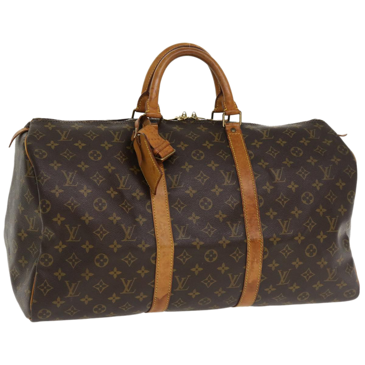LOUIS VUITTON Monogram Keepall 50 Boston Bag M41426 LV 34162