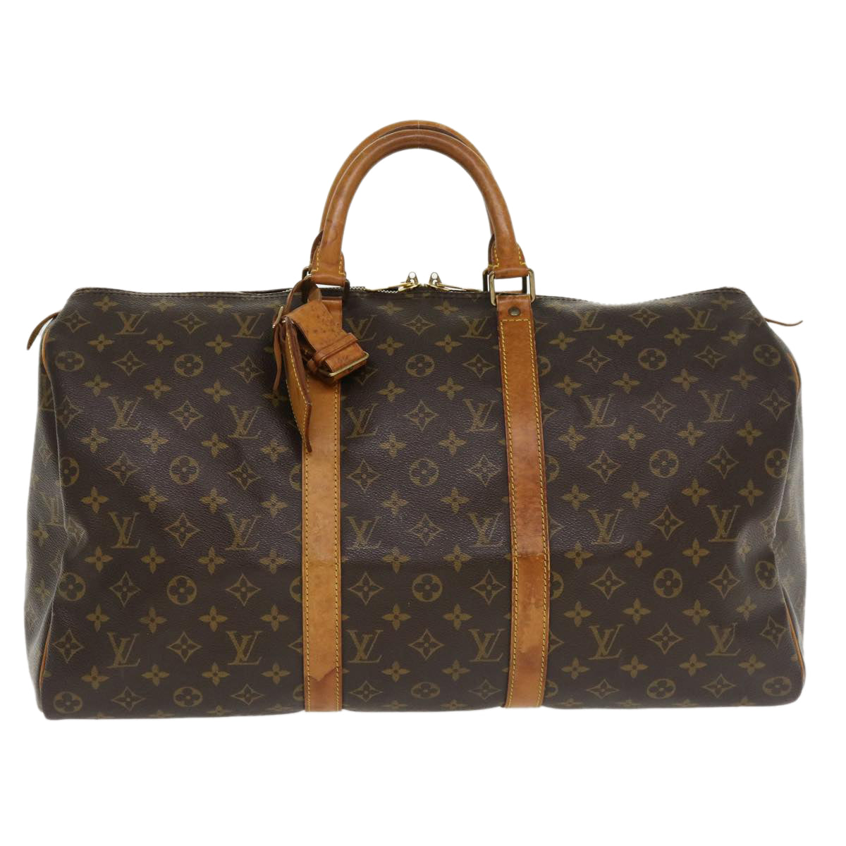 LOUIS VUITTON Monogram Keepall 50 Boston Bag M41426 LV 34162