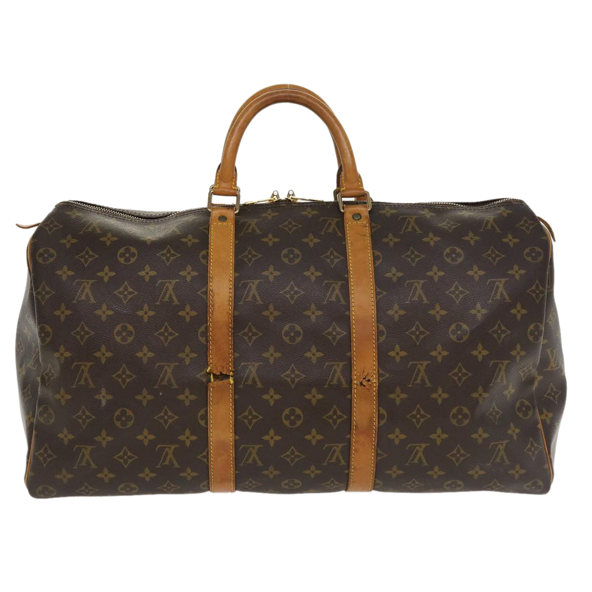 LOUIS VUITTON Monogram Keepall 50 Boston Bag M41426 LV 34162
