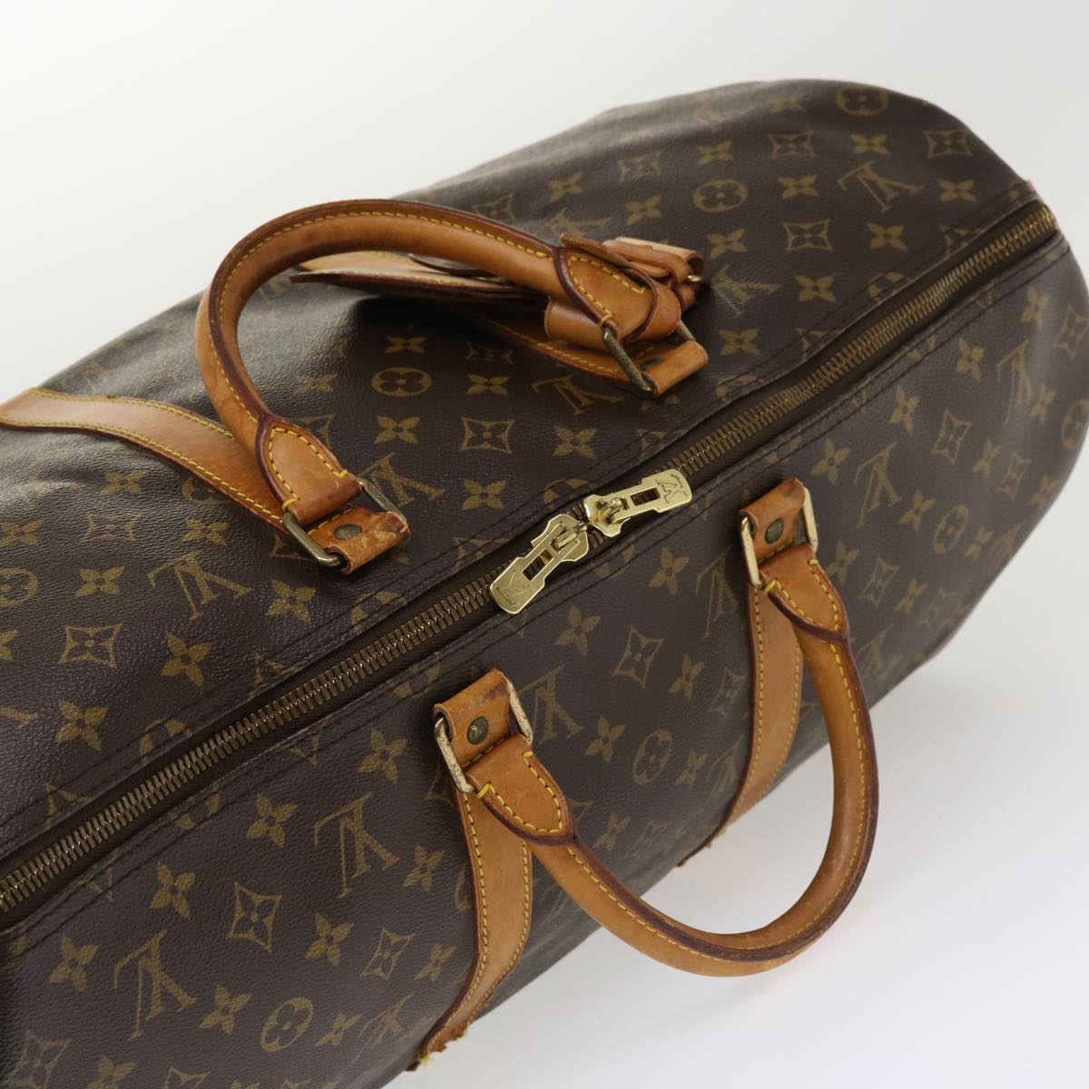 LOUIS VUITTON Monogram Keepall 50 Boston Bag M41426 LV 34162