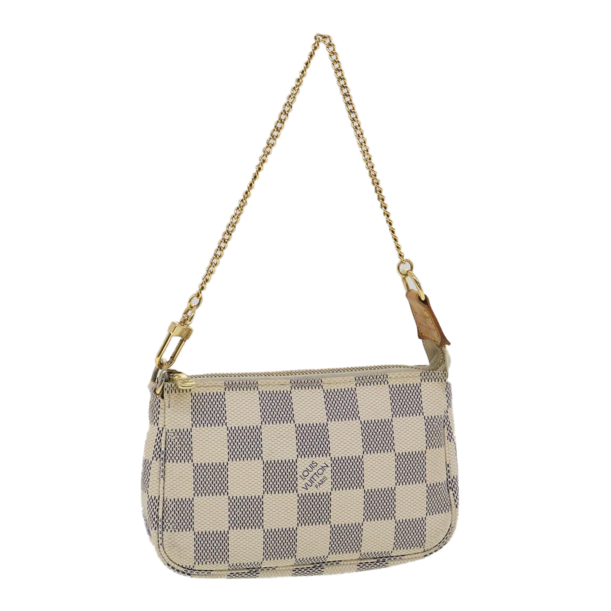 LOUIS VUITTON Damier Azur Mini Pochette Accessoires AccessoryPouch N58010 34221