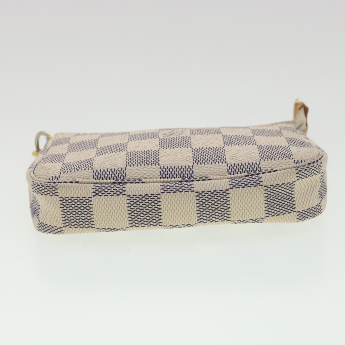 LOUIS VUITTON Damier Azur Mini Pochette Accessoires AccessoryPouch N58010 34221