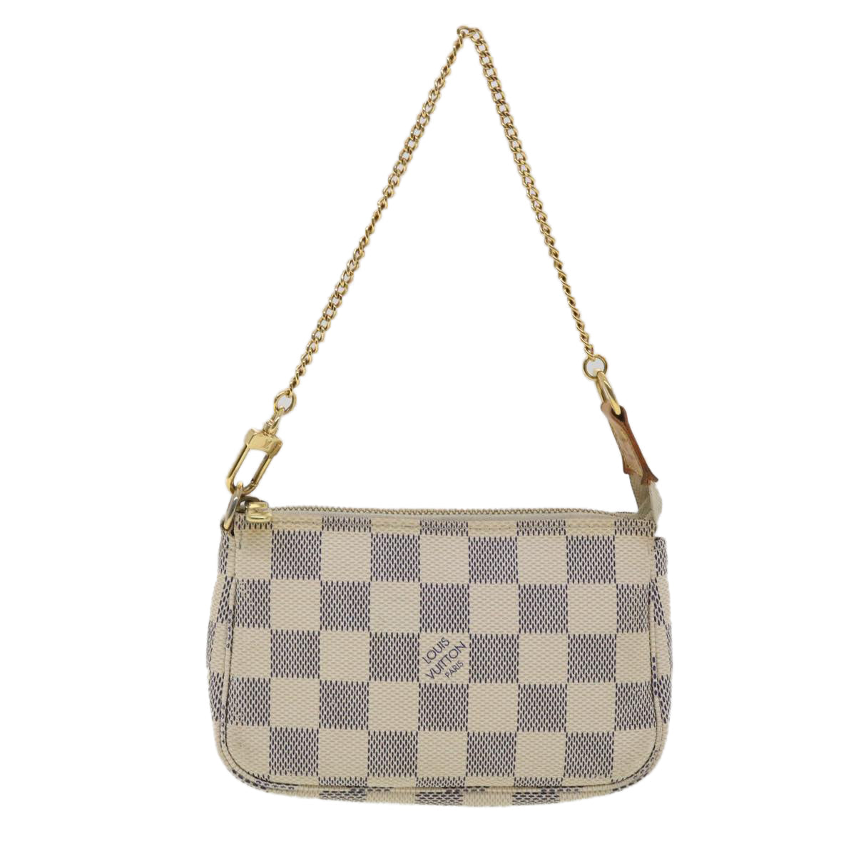 LOUIS VUITTON Damier Azur Mini Pochette Accessoires AccessoryPouch N58010 34221