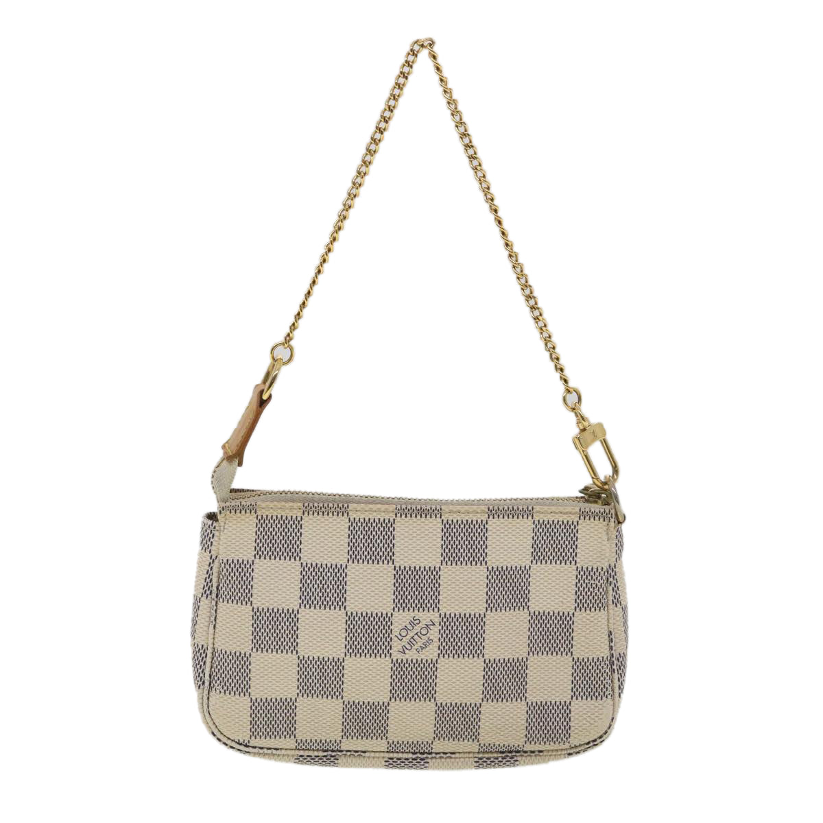 LOUIS VUITTON Damier Azur Mini Pochette Accessoires AccessoryPouch N58010 34221