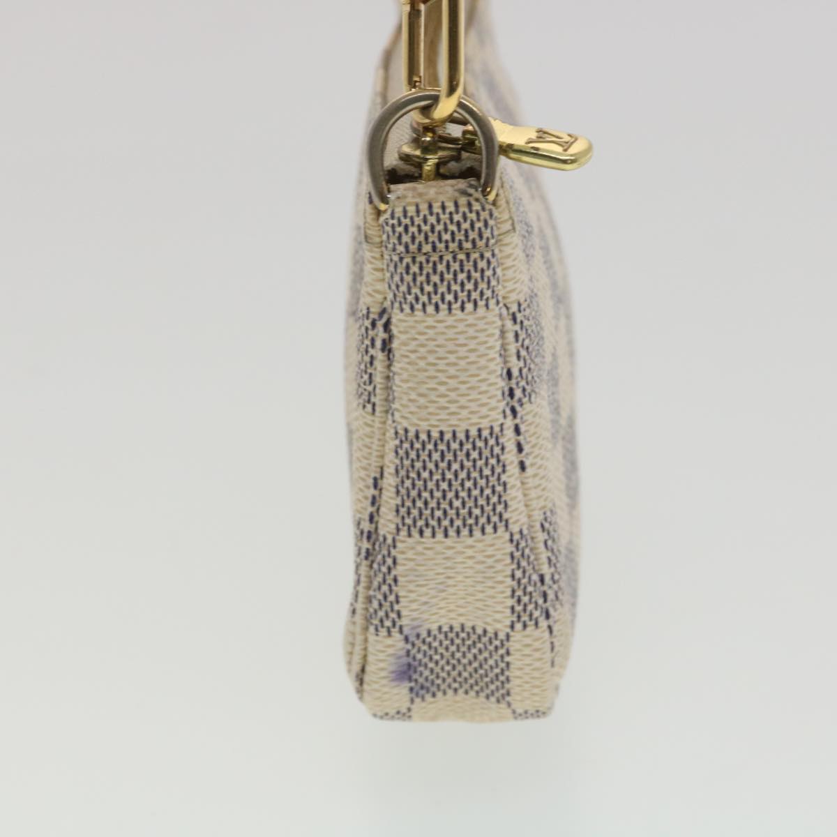 LOUIS VUITTON Damier Azur Mini Pochette Accessoires AccessoryPouch N58010 34221