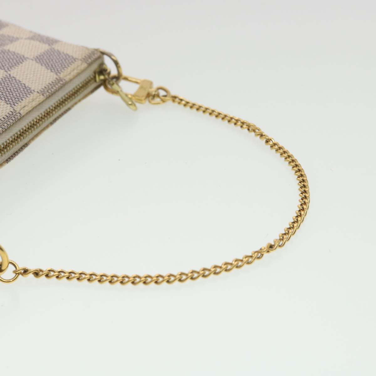 LOUIS VUITTON Damier Azur Mini Pochette Accessoires AccessoryPouch N58010 34221