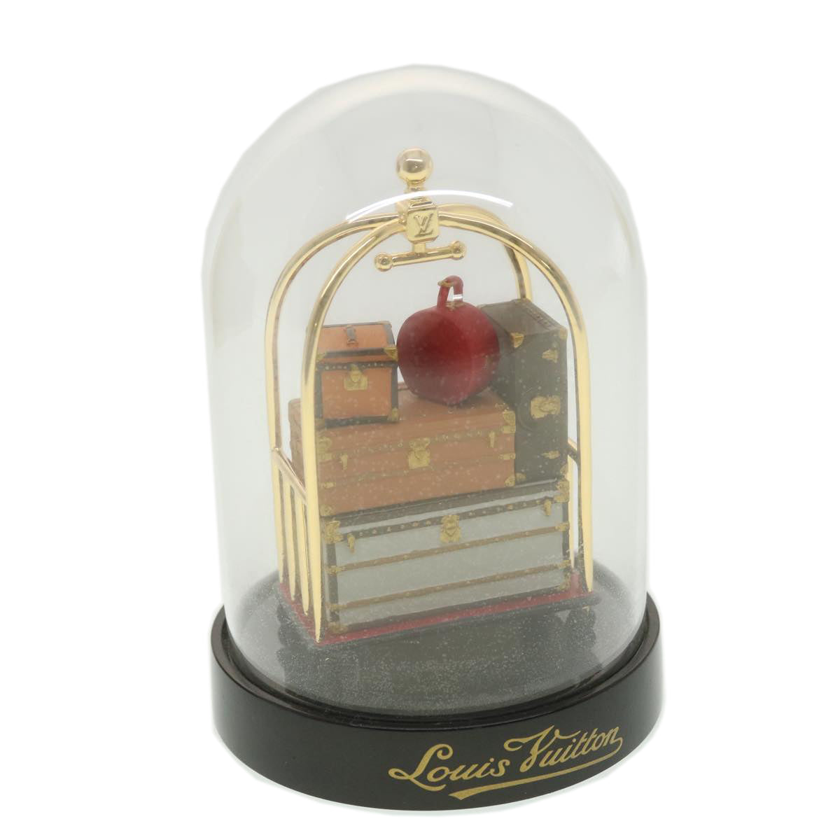 LOUIS VUITTON Snow Globe Hotel Trolley Clear M99407 LV 34227