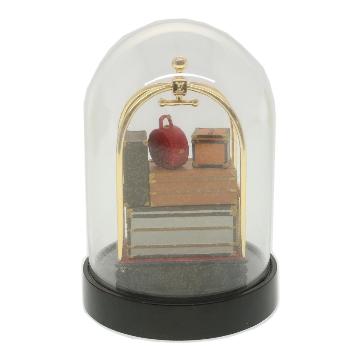 LOUIS VUITTON Snow Globe Hotel Trolley Clear M99407 LV 34227