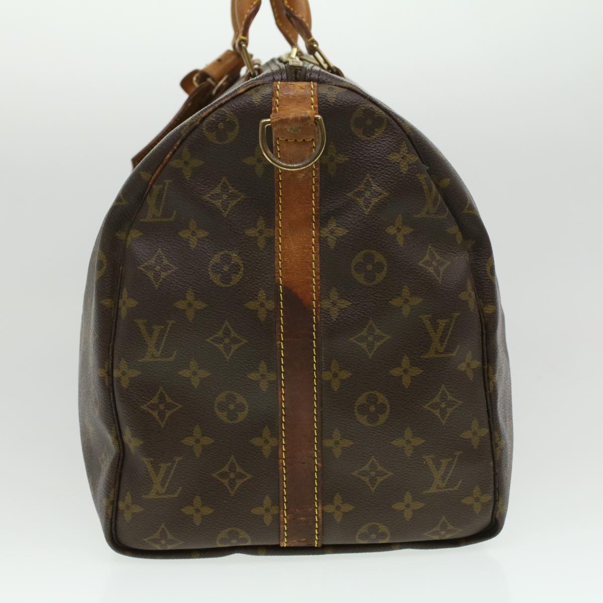 LOUIS VUITTON Monogram Keepall Bandouliere 50 Boston Bag M41416 LV 34233