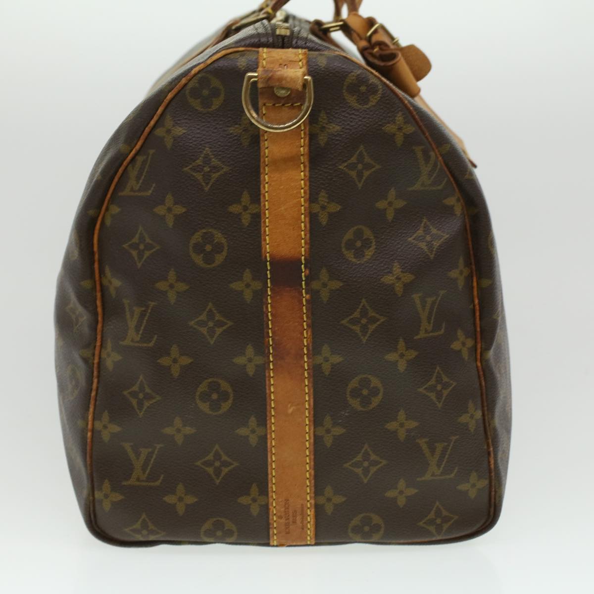 LOUIS VUITTON Monogram Keepall Bandouliere 50 Boston Bag M41416 LV 34233