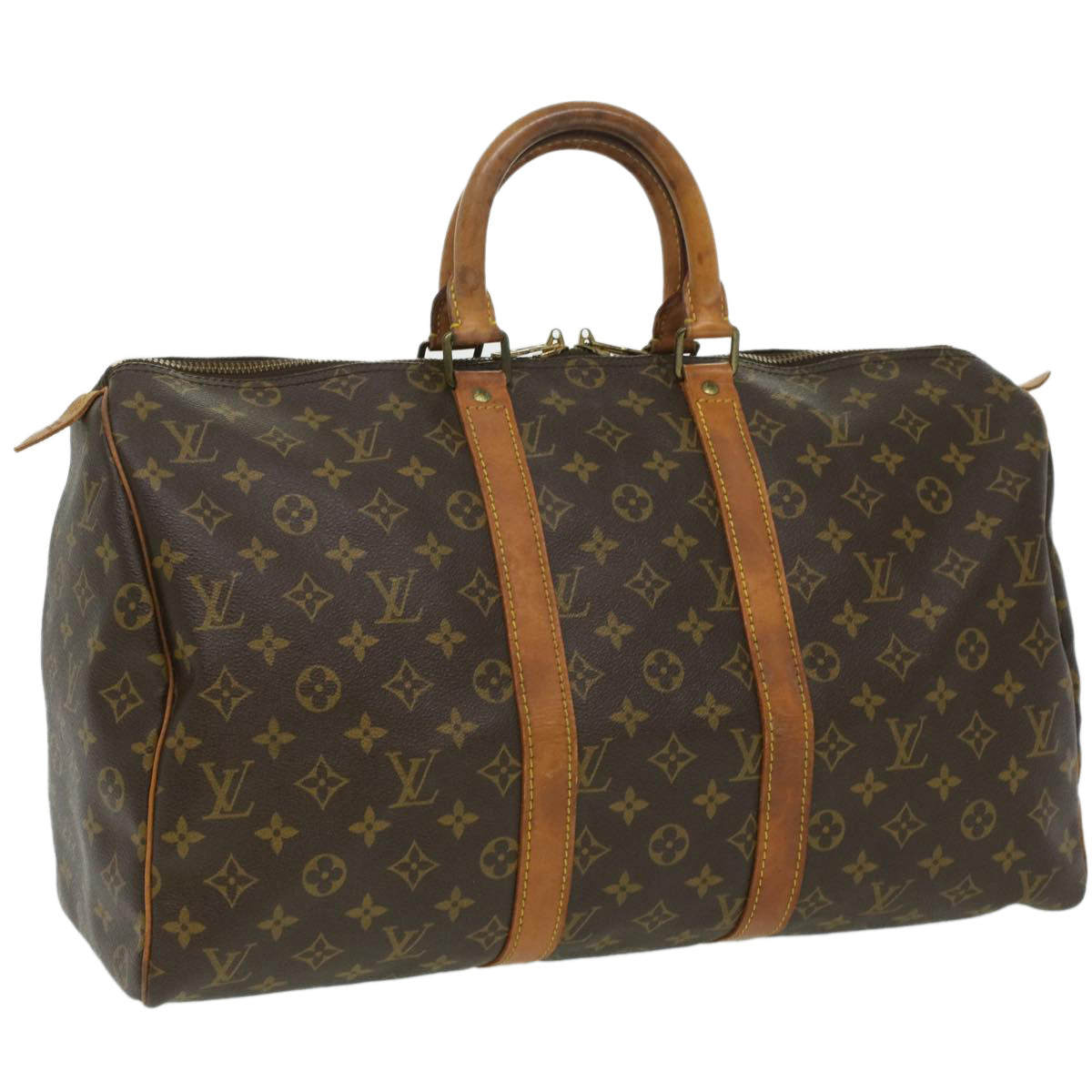 LOUIS VUITTON Monogram Keepall 45 Boston Bag M41428 LV 34236