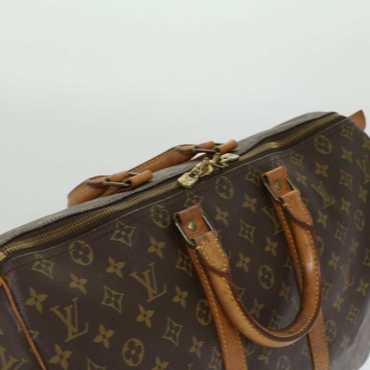 LOUIS VUITTON Monogram Keepall 45 Boston Bag M41428 LV 34236