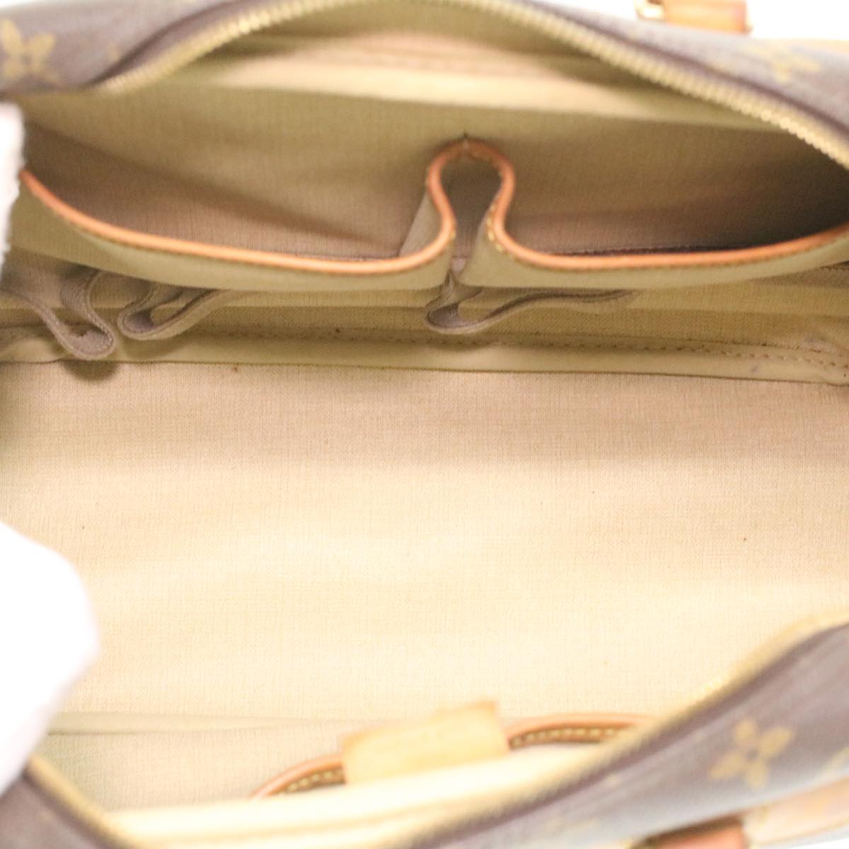 LOUIS VUITTON Monogram Deauville Hand Bag M47270 LV 34261