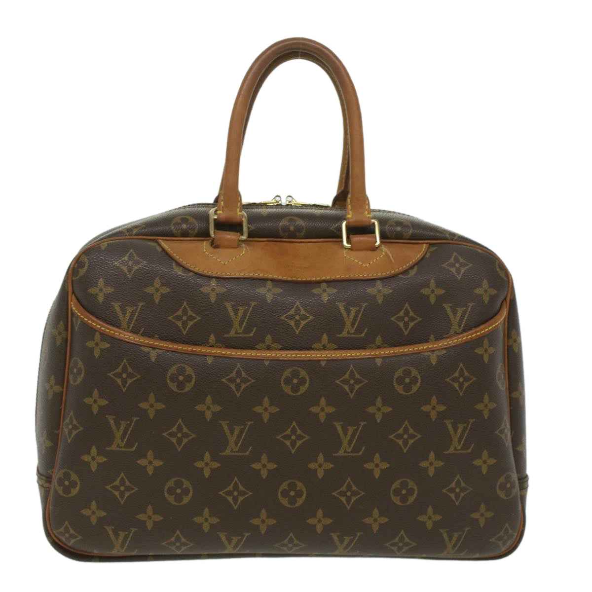 LOUIS VUITTON Monogram Deauville Hand Bag M47270 LV 34261
