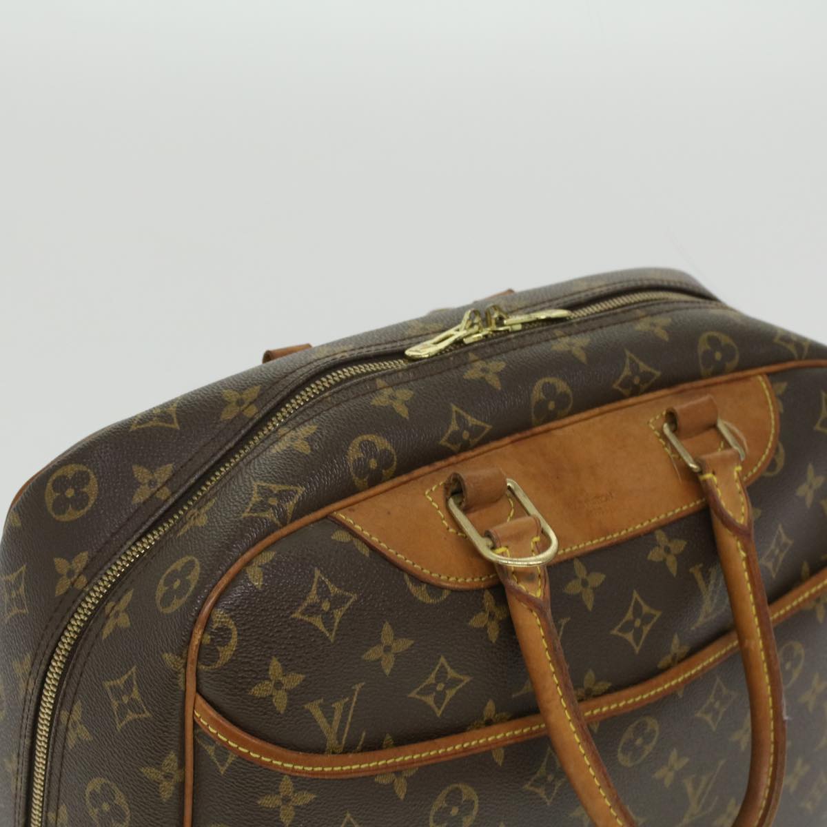 LOUIS VUITTON Monogram Deauville Hand Bag M47270 LV 34261