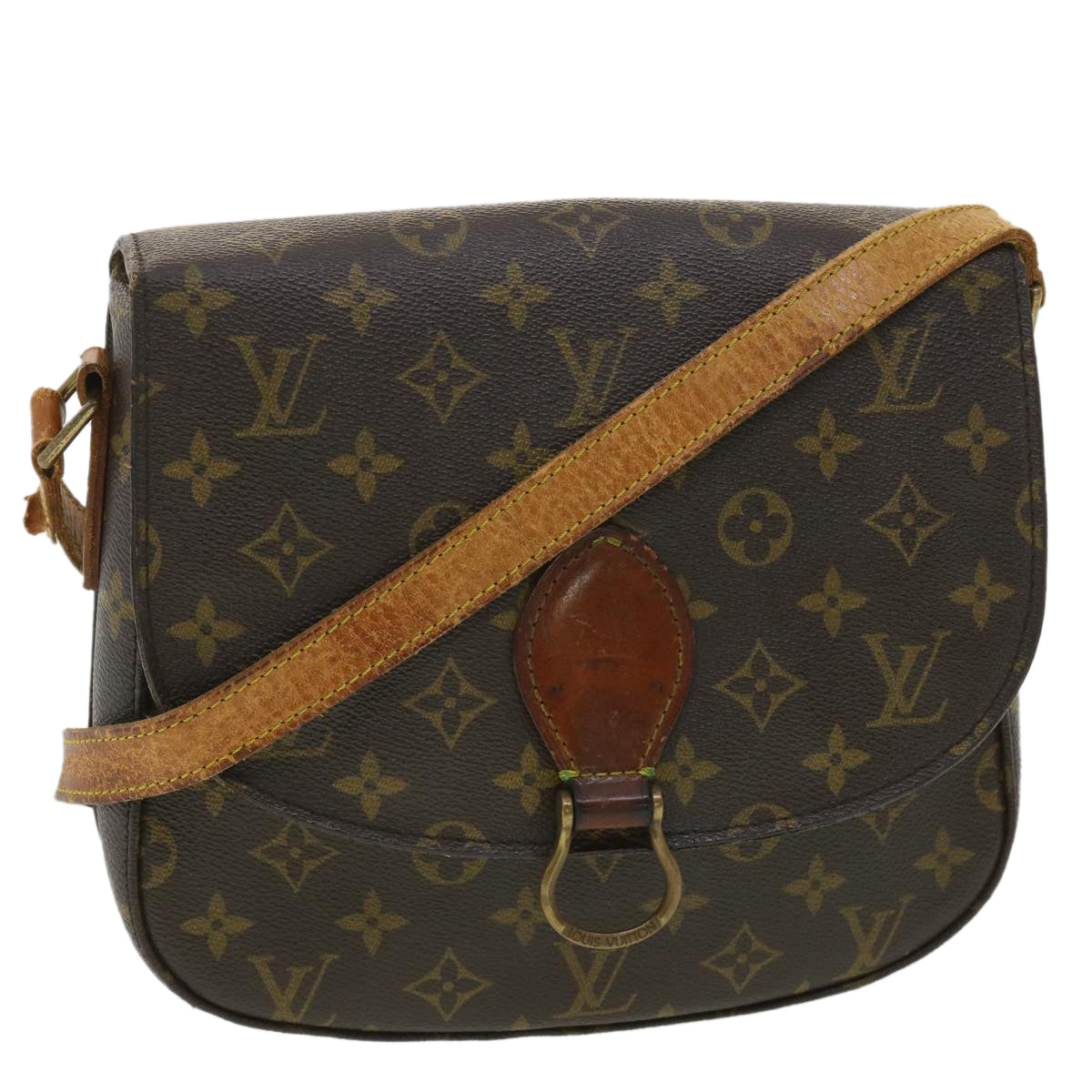 LOUIS VUITTON Monogram Saint Cloud GM Shoulder Bag M51242 LV 34263