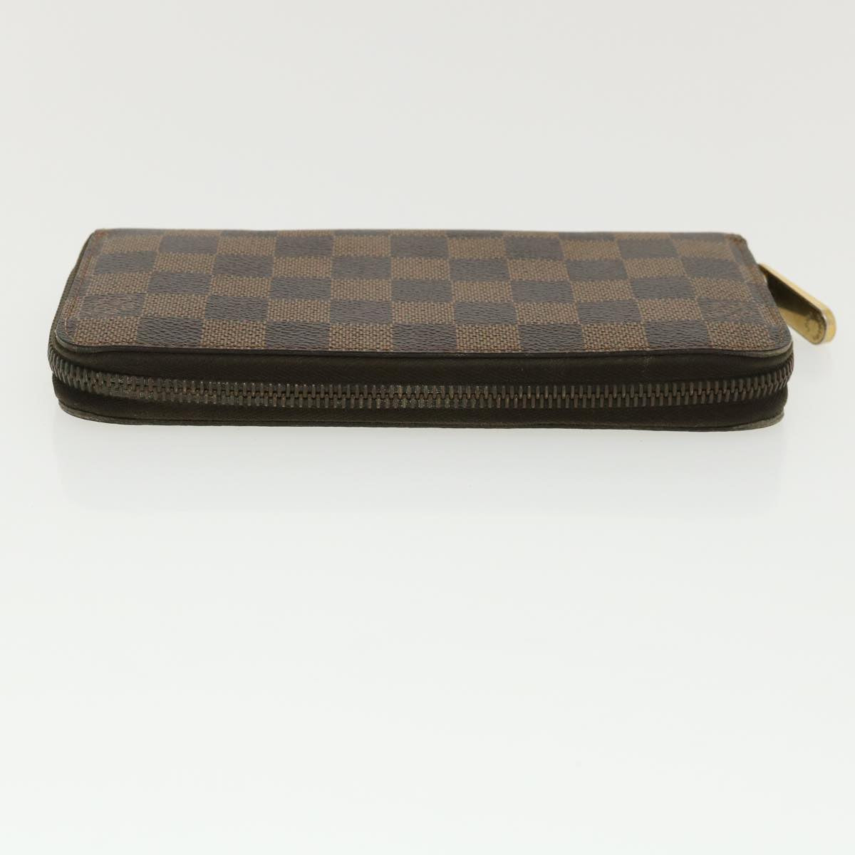 LOUIS VUITTON Damier Ebene Zippy Wallet Long Wallet N41661 LV 34309
