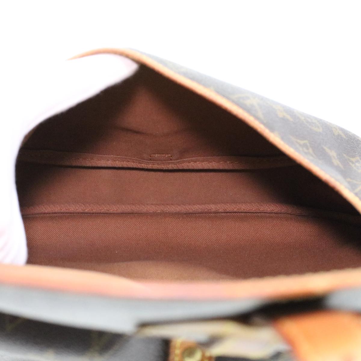 LOUIS VUITTON Monogram Saumur 35 Shoulder Bag M42254 LV 34310