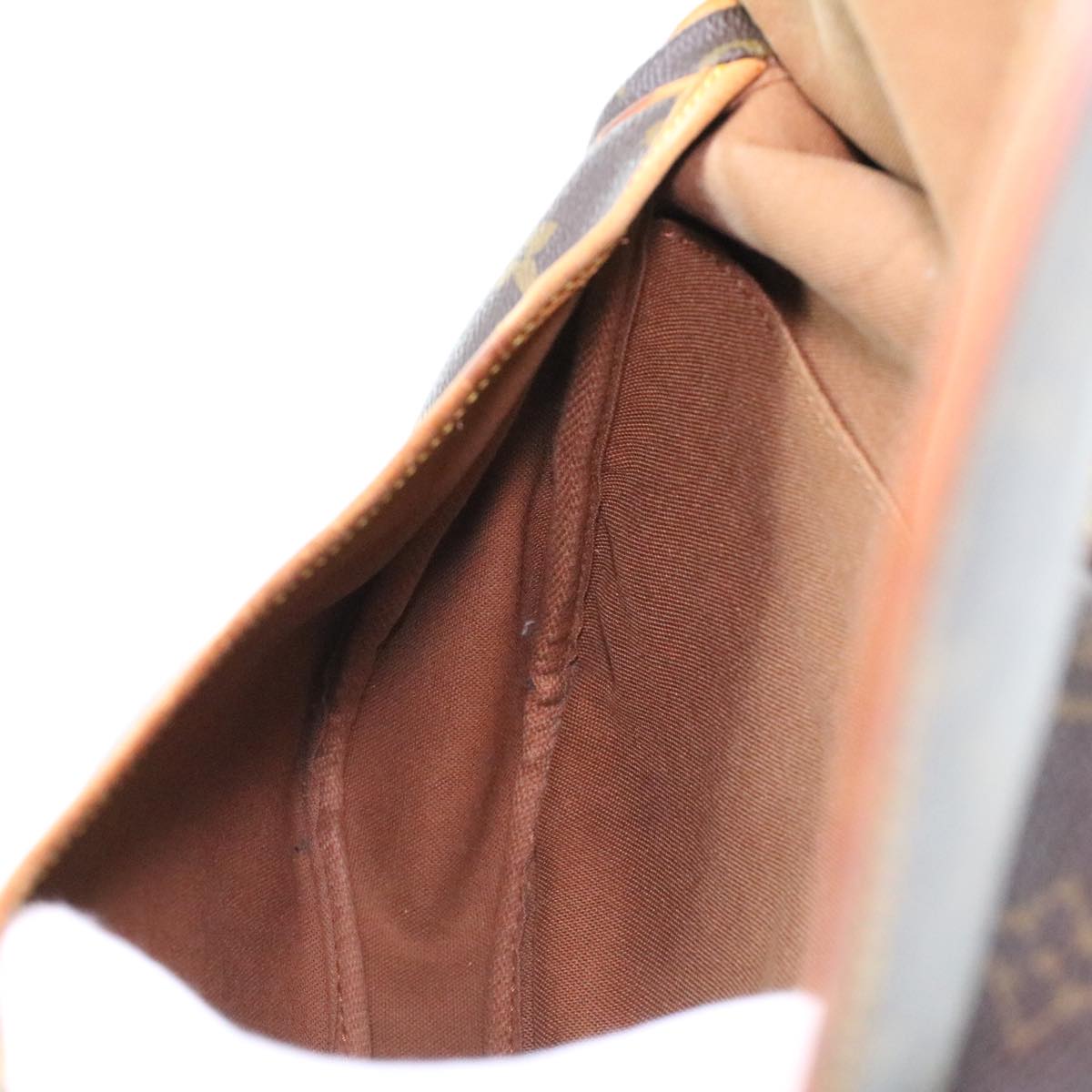 LOUIS VUITTON Monogram Saumur 35 Shoulder Bag M42254 LV 34310