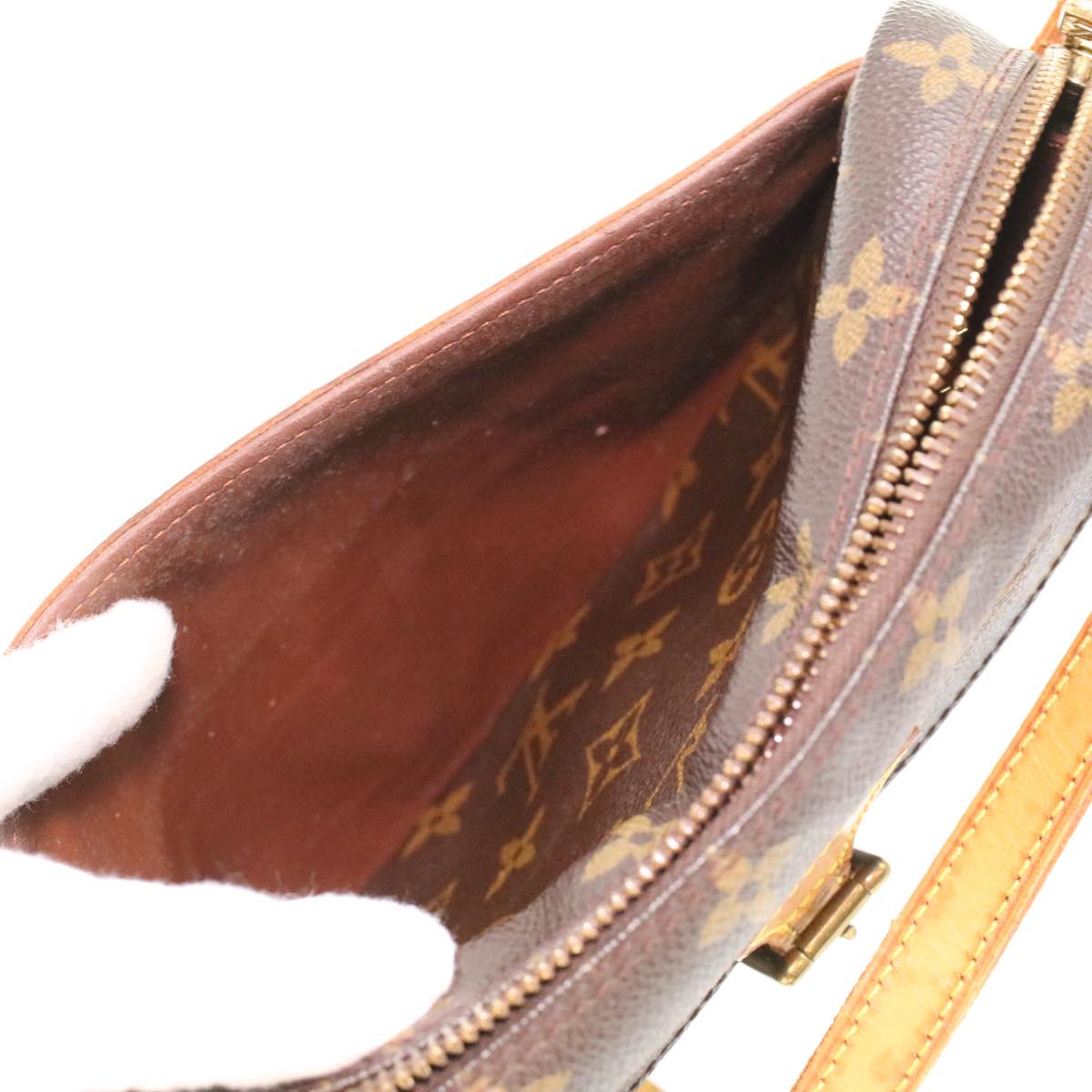 LOUIS VUITTON Monogram Jeune Fille PM Shoulder Bag M51227 LV 34373