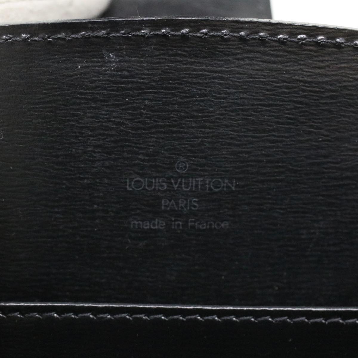 LOUIS VUITTON Epi Capuchin Shoulder Bag Black M52342 LV 34375