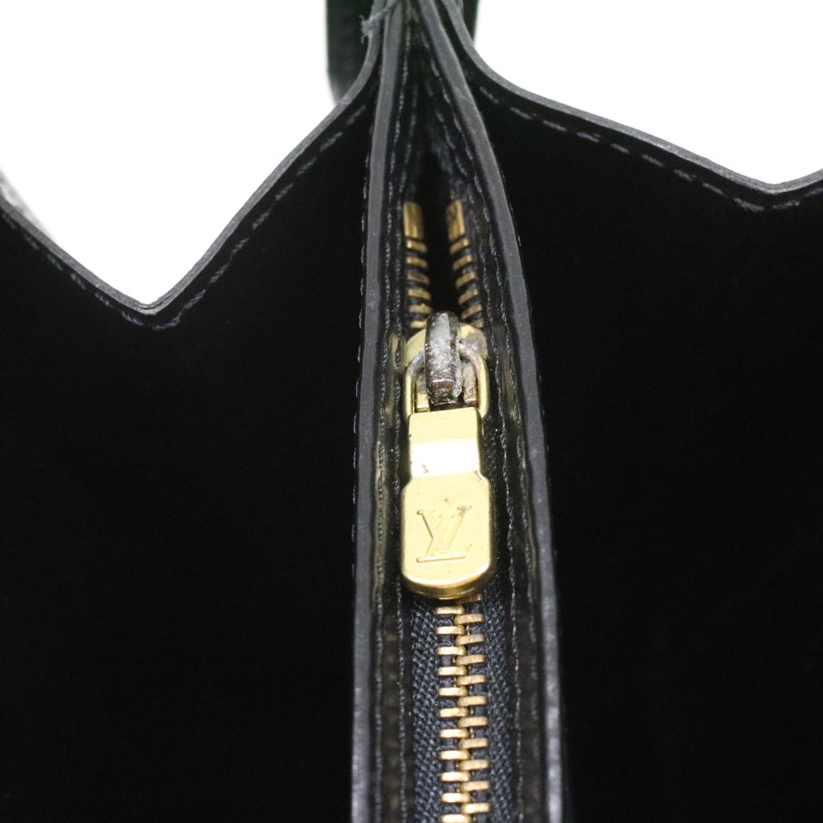 LOUIS VUITTON Epi Capuchin Shoulder Bag Black M52342 LV 34375