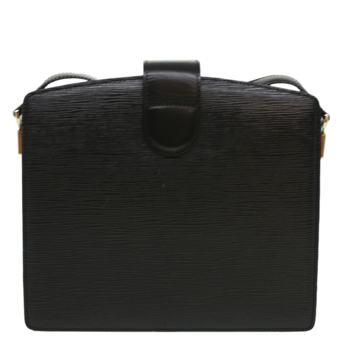 LOUIS VUITTON Epi Capuchin Shoulder Bag Black M52342 LV 34375