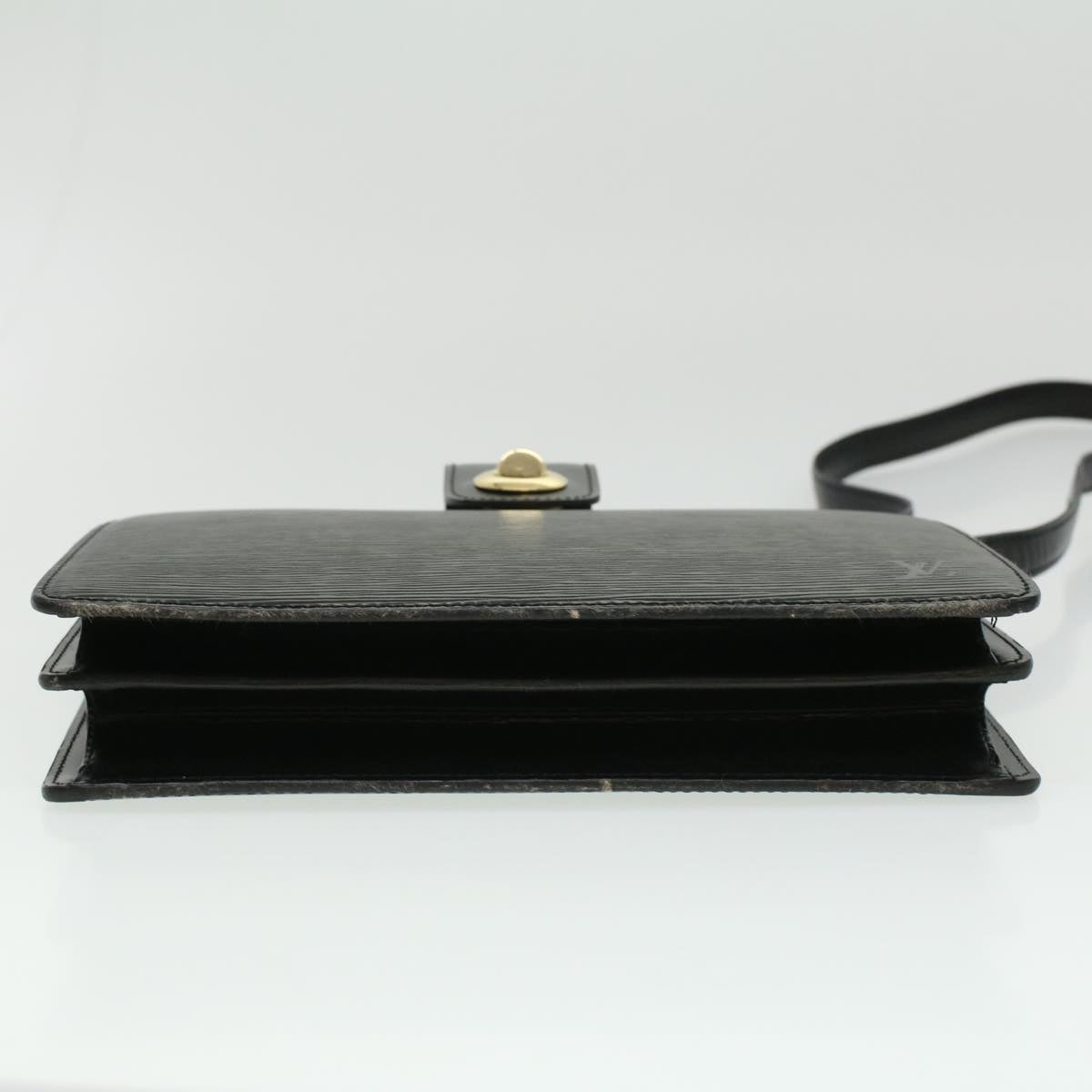 LOUIS VUITTON Epi Capuchin Shoulder Bag Black M52342 LV 34375