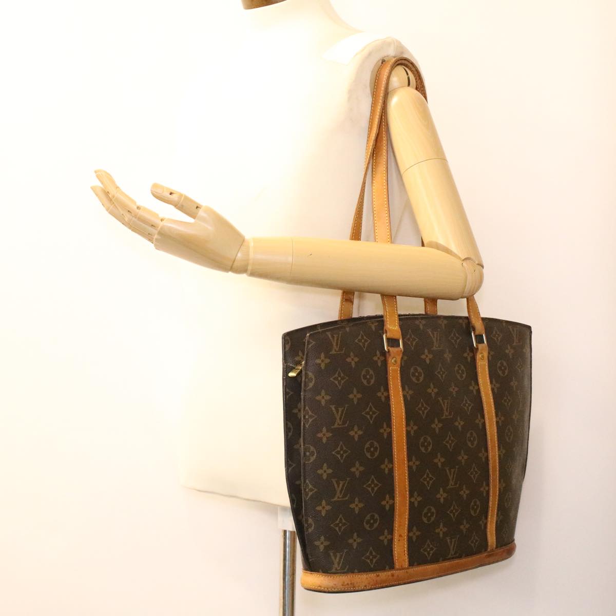 LOUIS VUITTON Monogram Babylone Tote Bag M51102 LV 34379