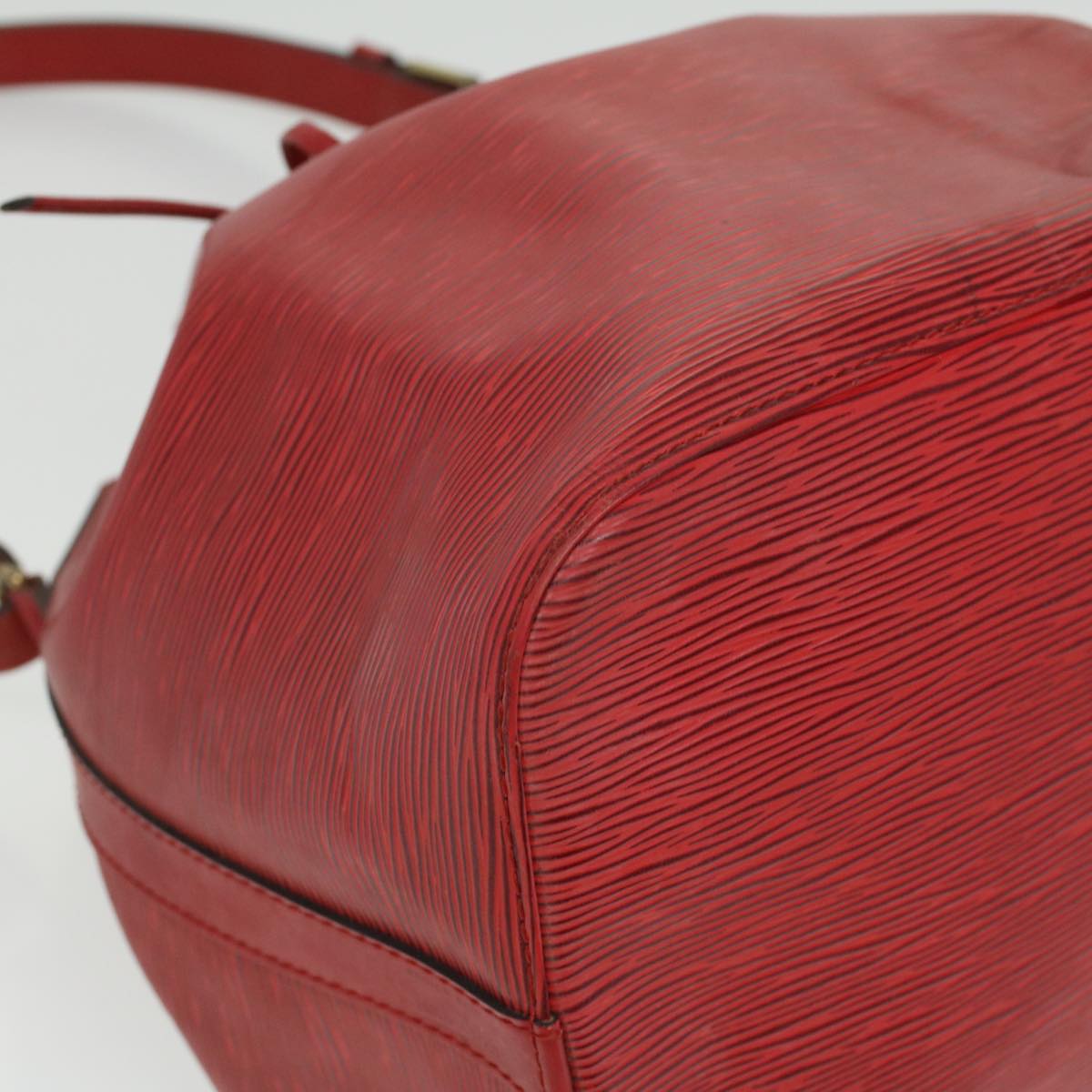 LOUIS VUITTON Epi Petit Noe Shoulder Bag Red M44107 LV 34381