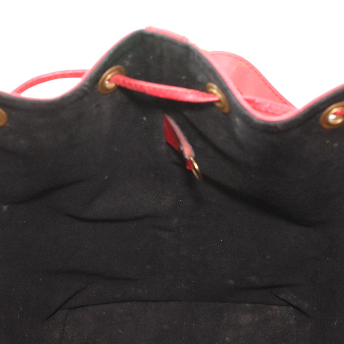 LOUIS VUITTON Epi Petit Noe Shoulder Bag Red M44107 LV 34381