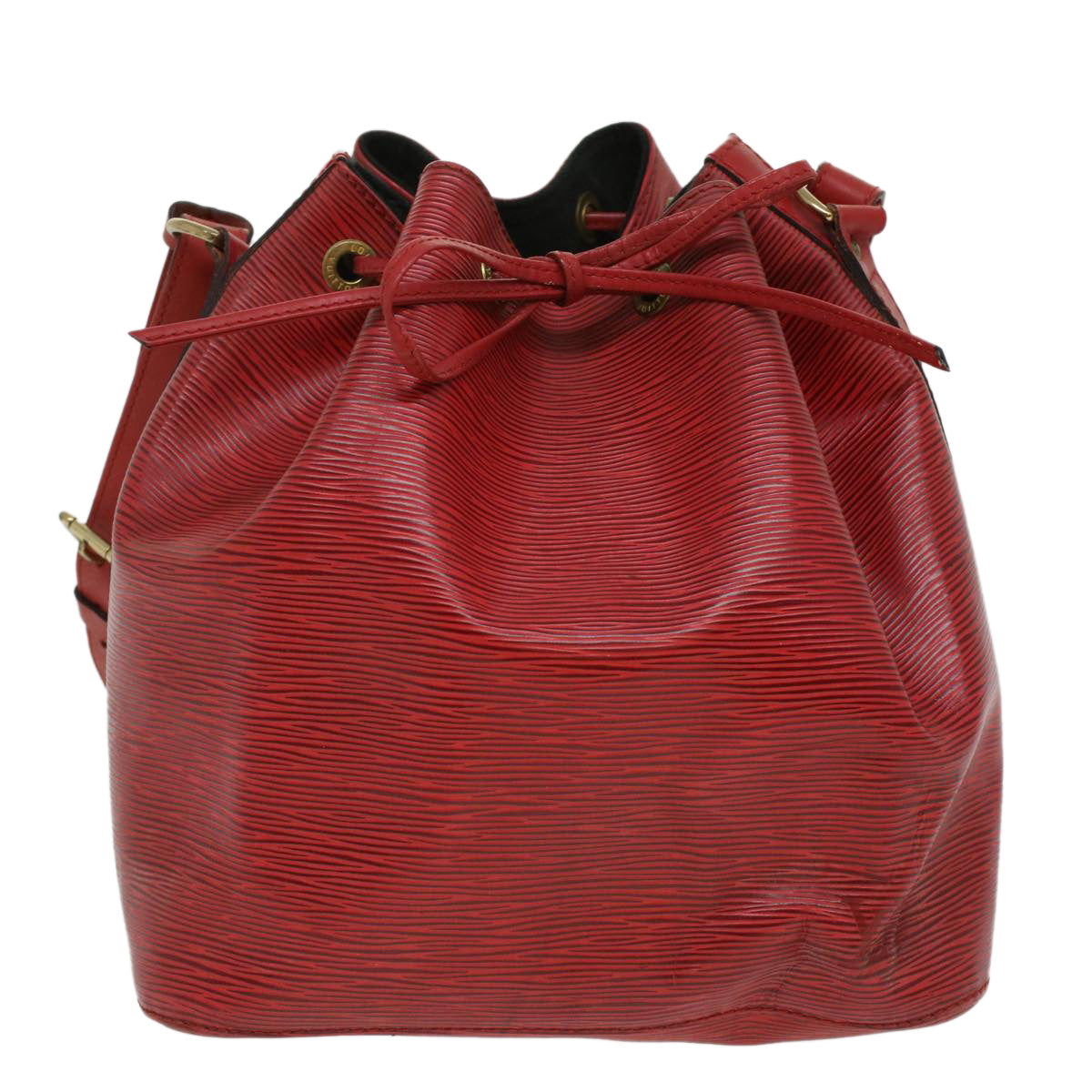 LOUIS VUITTON Epi Petit Noe Shoulder Bag Red M44107 LV 34381