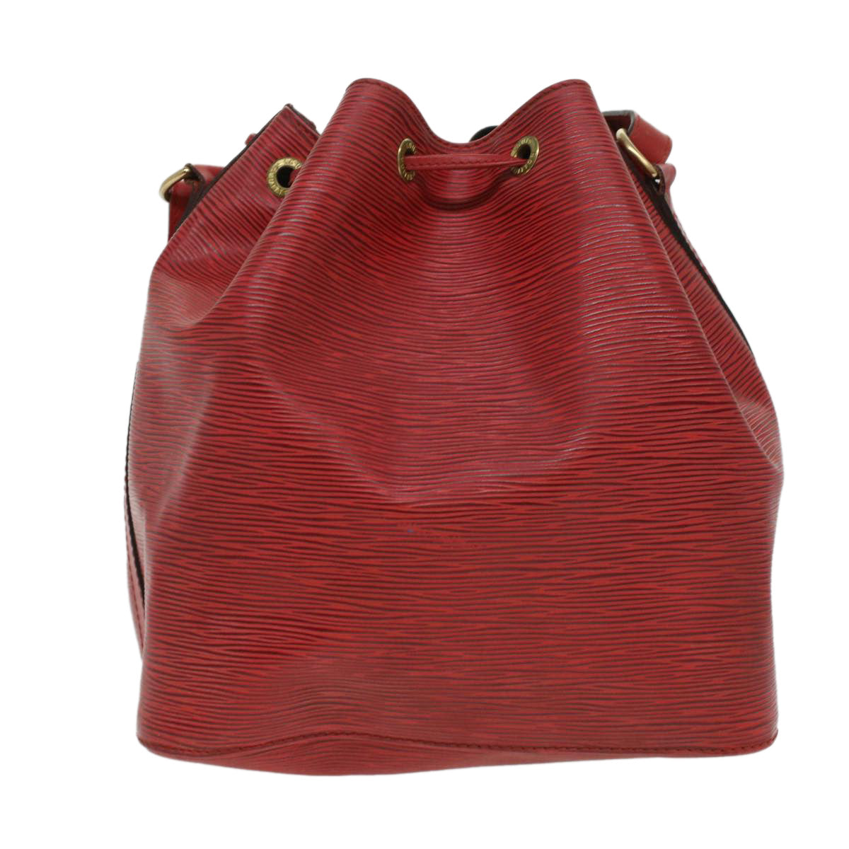 LOUIS VUITTON Epi Petit Noe Shoulder Bag Red M44107 LV 34381