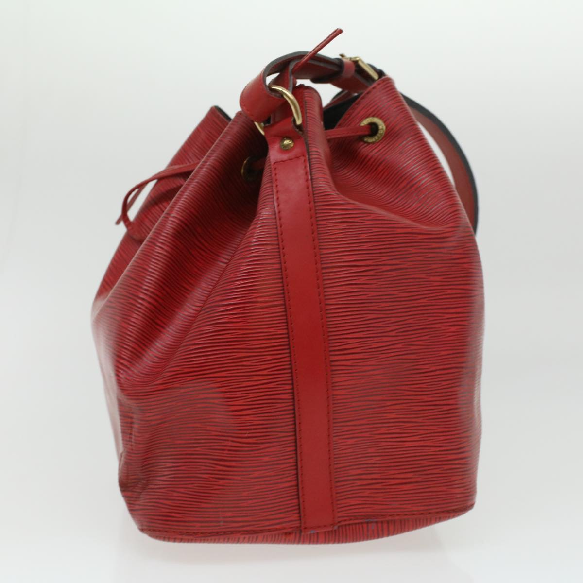 LOUIS VUITTON Epi Petit Noe Shoulder Bag Red M44107 LV 34381