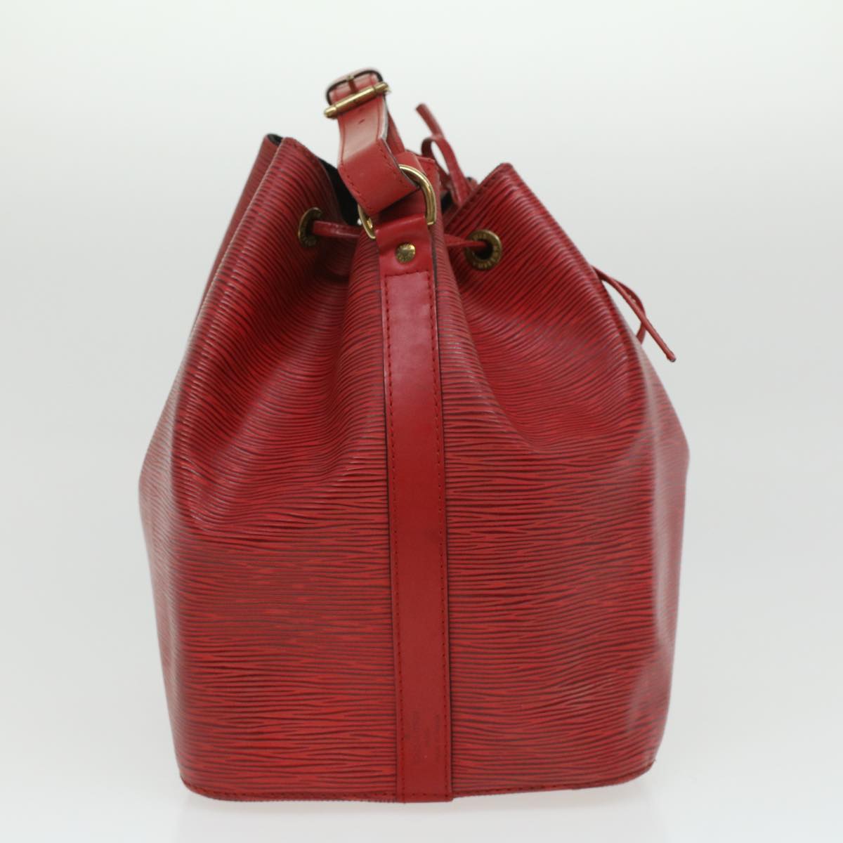 LOUIS VUITTON Epi Petit Noe Shoulder Bag Red M44107 LV 34381