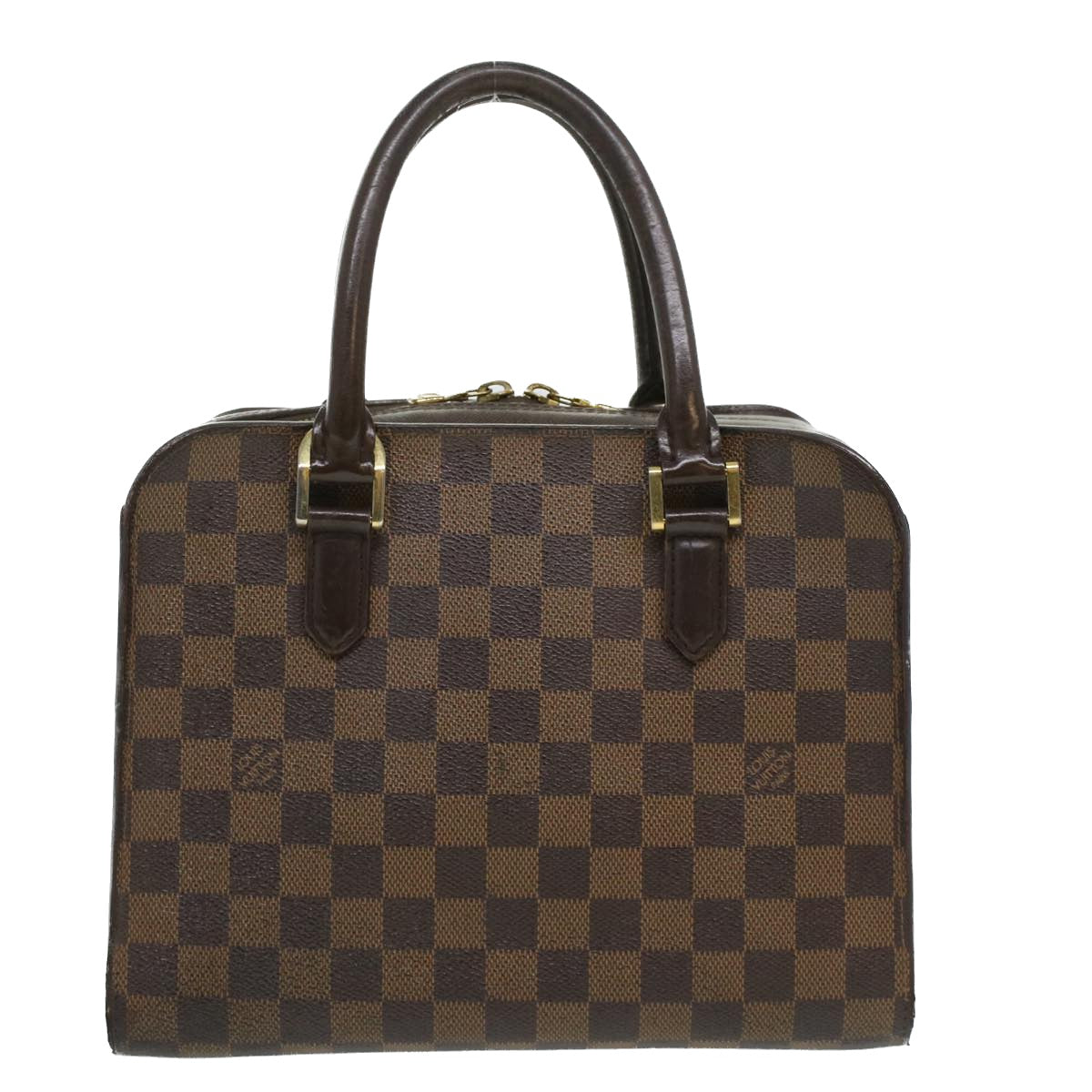 LOUIS VUITTON Damier Ebene Triana Hand Bag N51155 LV 34392