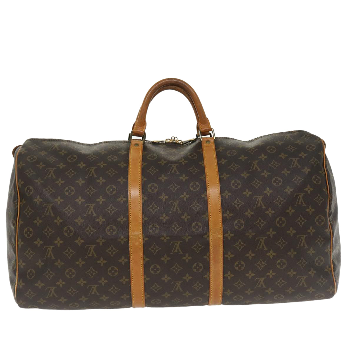 LOUIS VUITTON Monogram Keepall 60 Boston Bag M41422 LV 34402