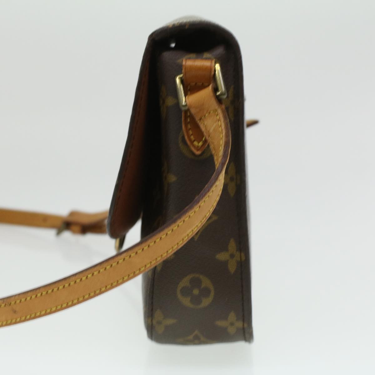 LOUIS VUITTON Monogram Saint Cloud MM Shoulder Bag M51243 LV 34410