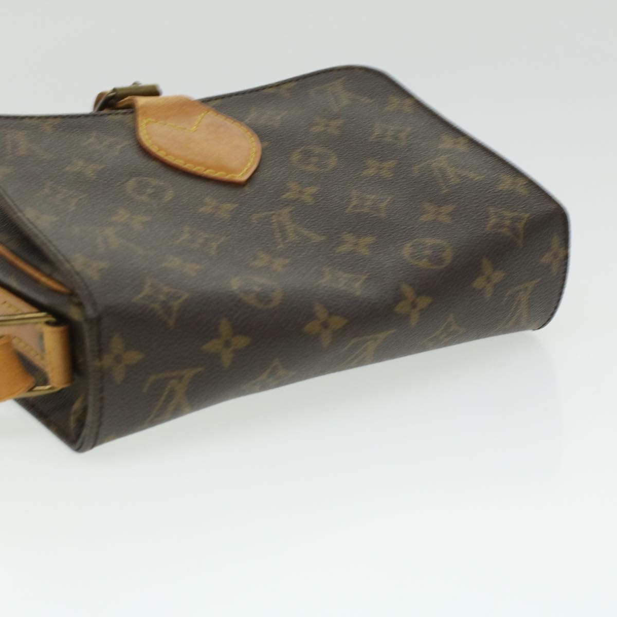 LOUIS VUITTON Monogram Cartouchiere MM Shoulder Bag M51253 LV 34411