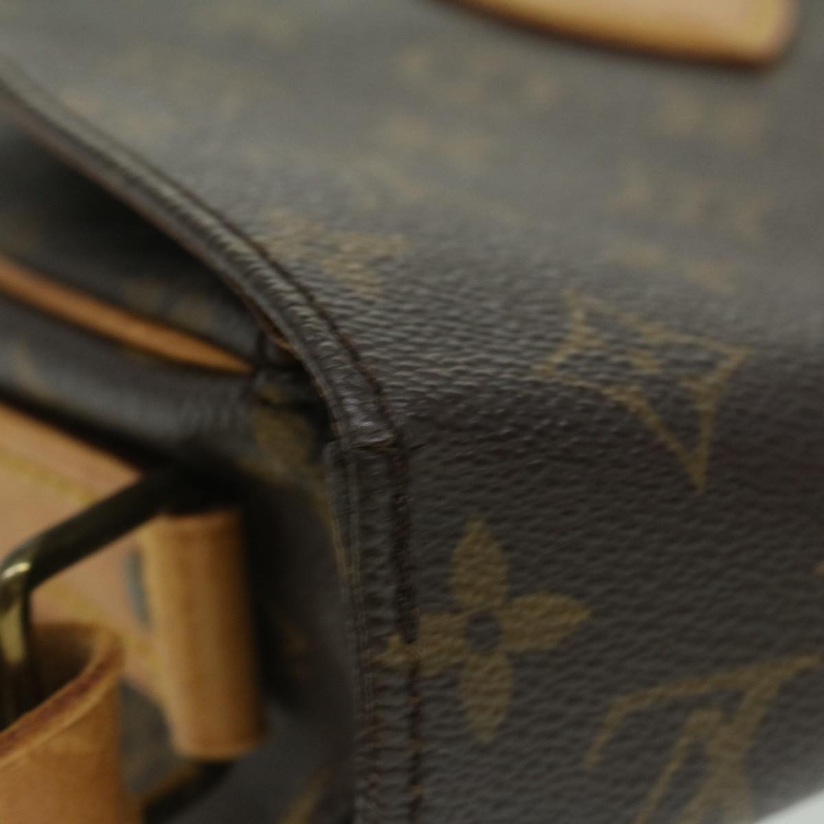 LOUIS VUITTON Monogram Cartouchiere MM Shoulder Bag M51253 LV 34411