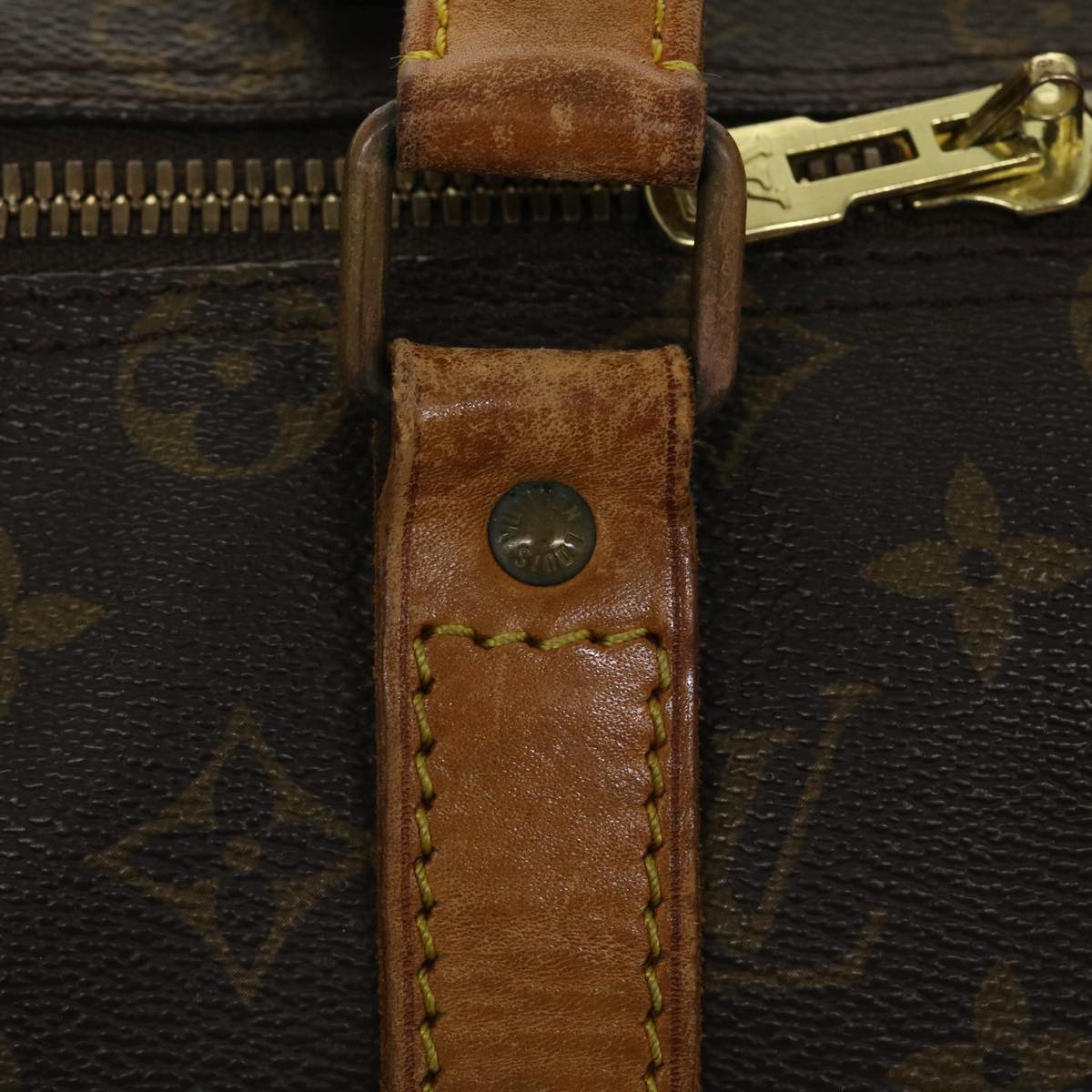LOUIS VUITTON Monogram Keepall 45 Boston Bag M41428 LV 34414