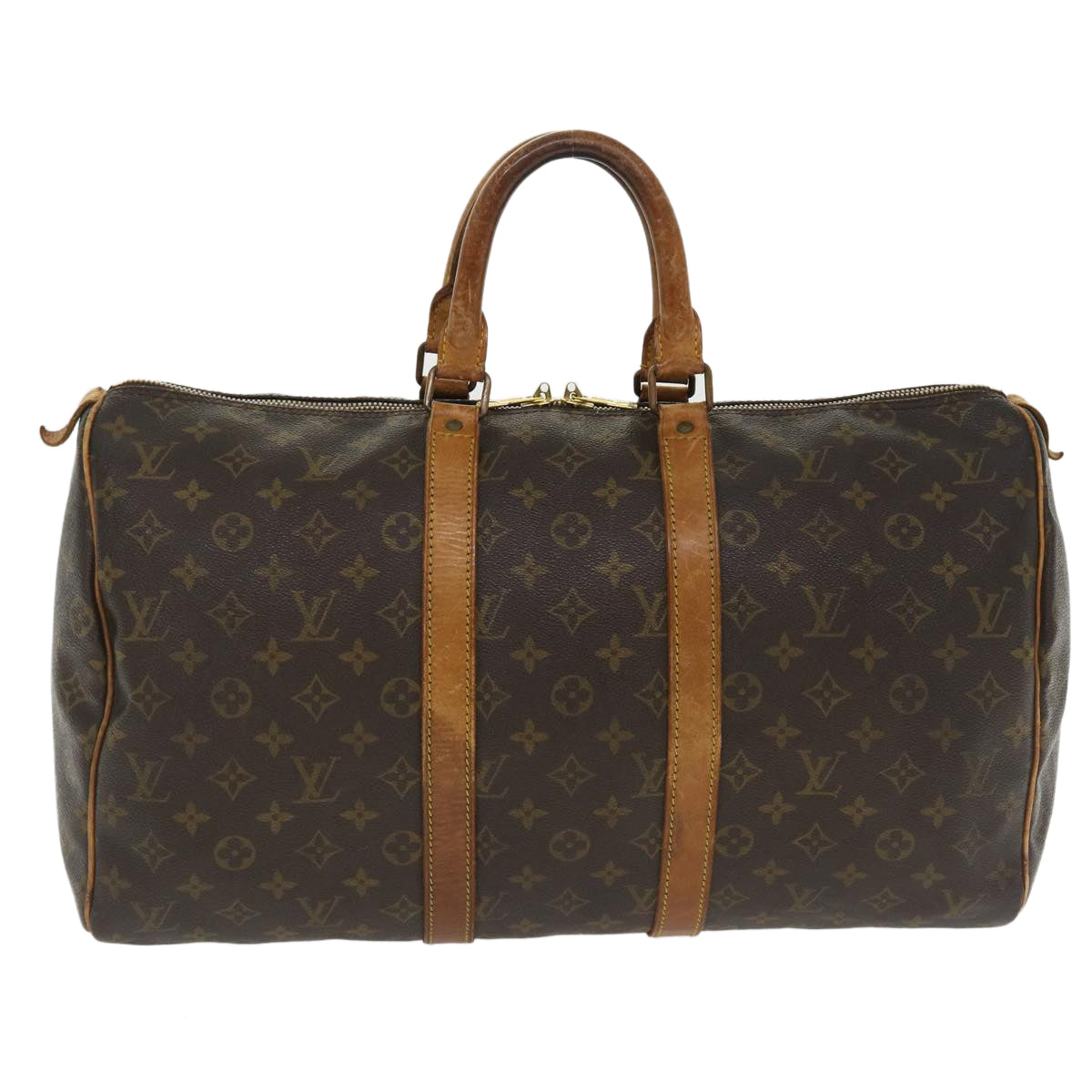 LOUIS VUITTON Monogram Keepall 45 Boston Bag M41428 LV 34414