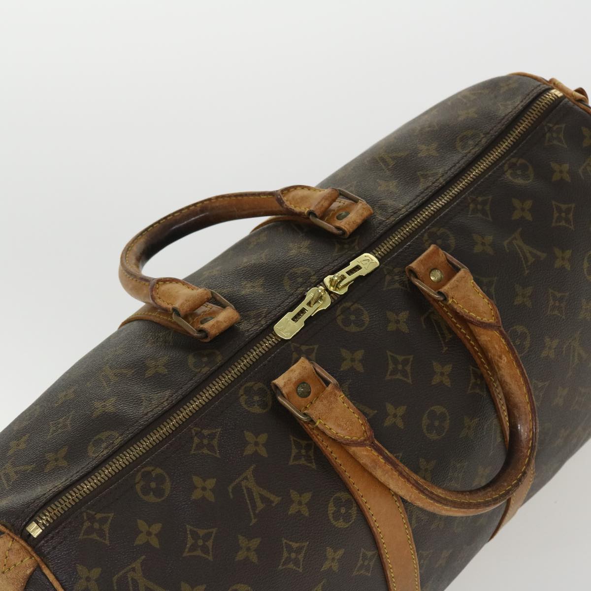 LOUIS VUITTON Monogram Keepall 45 Boston Bag M41428 LV 34414