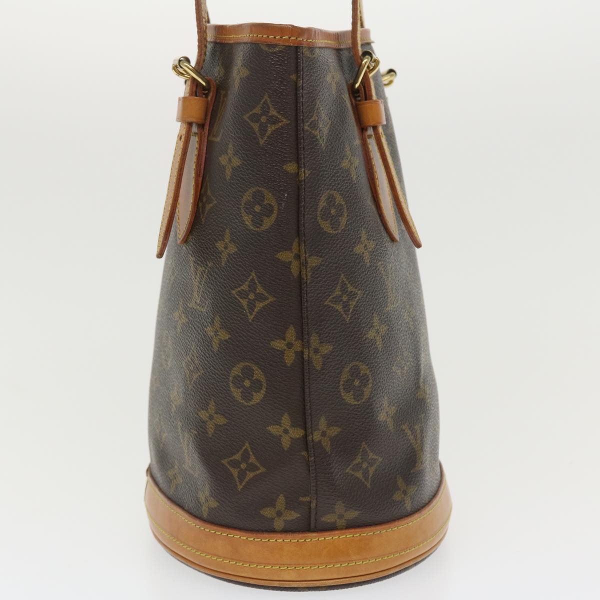 LOUIS VUITTON Monogram Bucket PM Shoulder Bag M42238 LV 34421