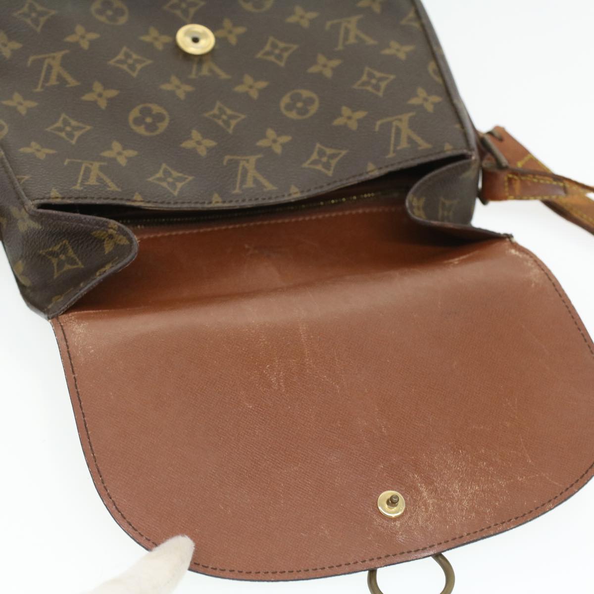 LOUIS VUITTON Monogram Saint Cloud GM Shoulder Bag M51242 LV 34423