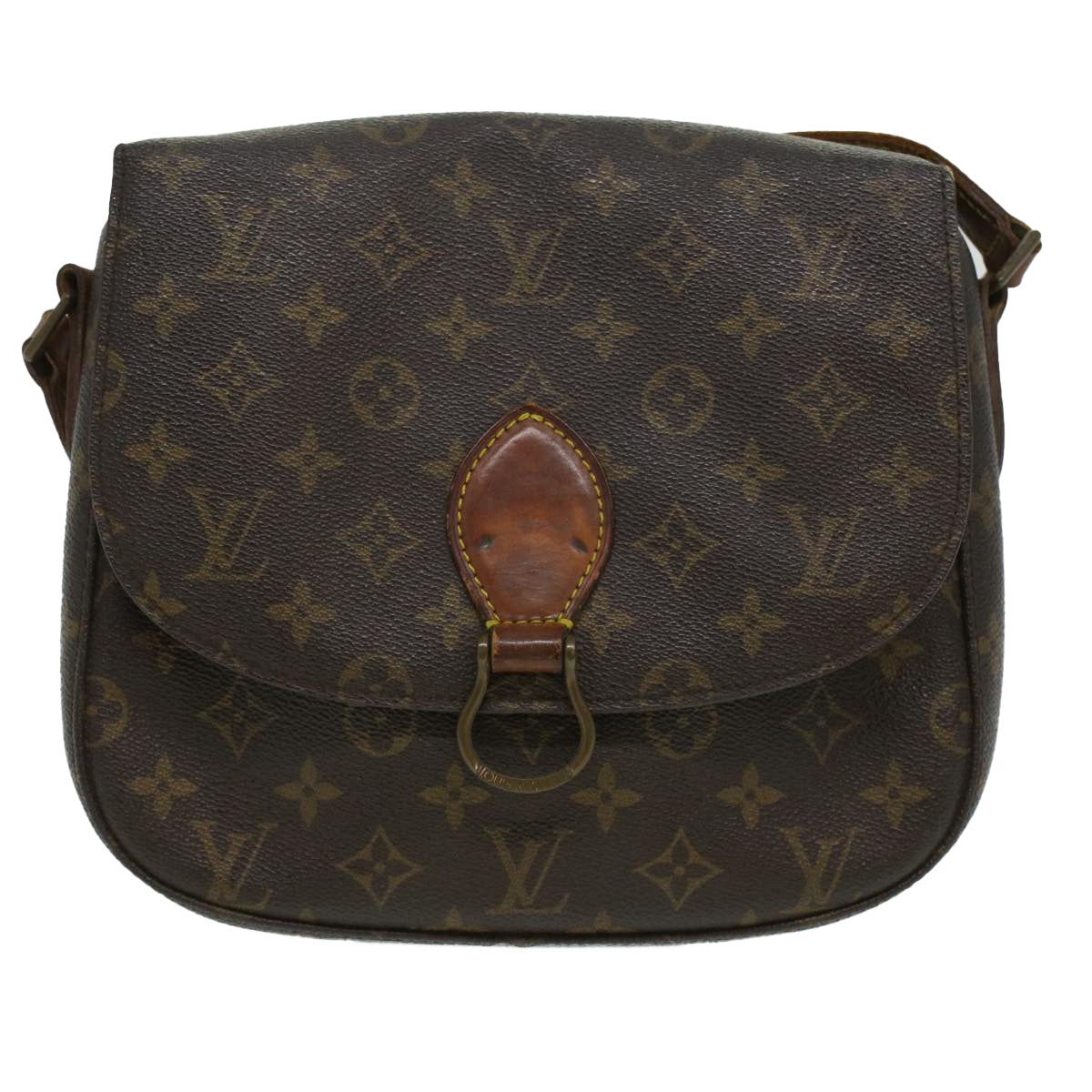 LOUIS VUITTON Monogram Saint Cloud GM Shoulder Bag M51242 LV 34423